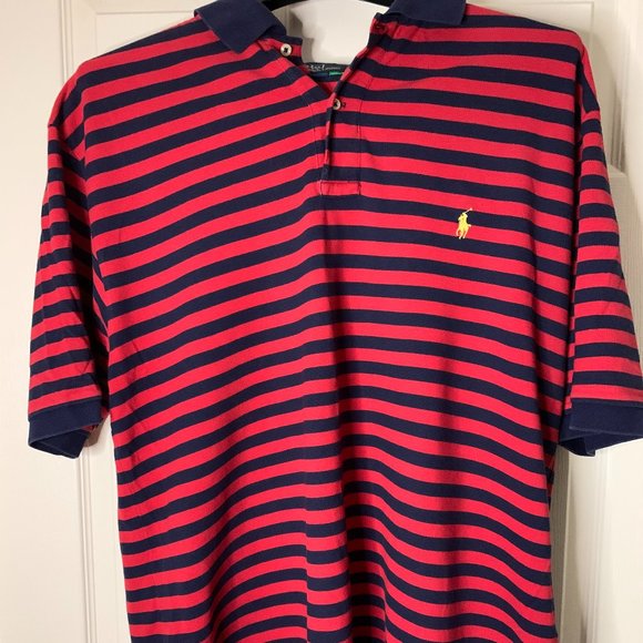 Ralph Lauren Striped Collared Button Up Shirt - Picture 1 of 4